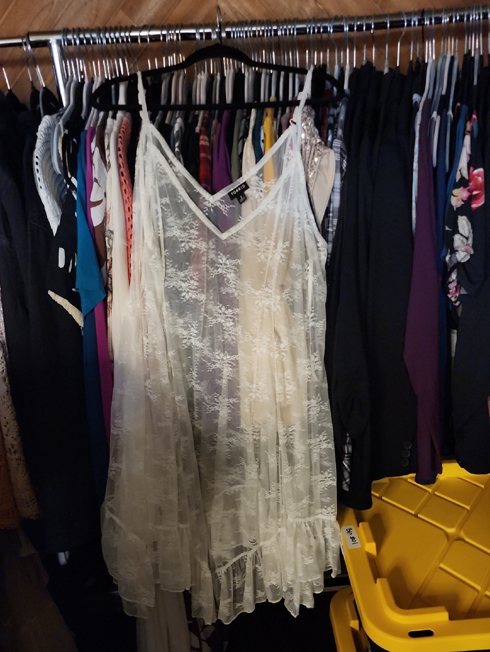 Lace mini dress